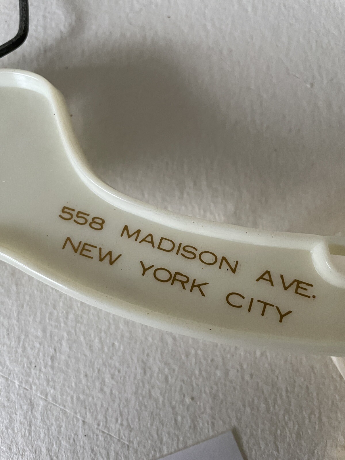 1960’s White Cotton Maxi Dress Tailor Made NYC , Embr… Gem