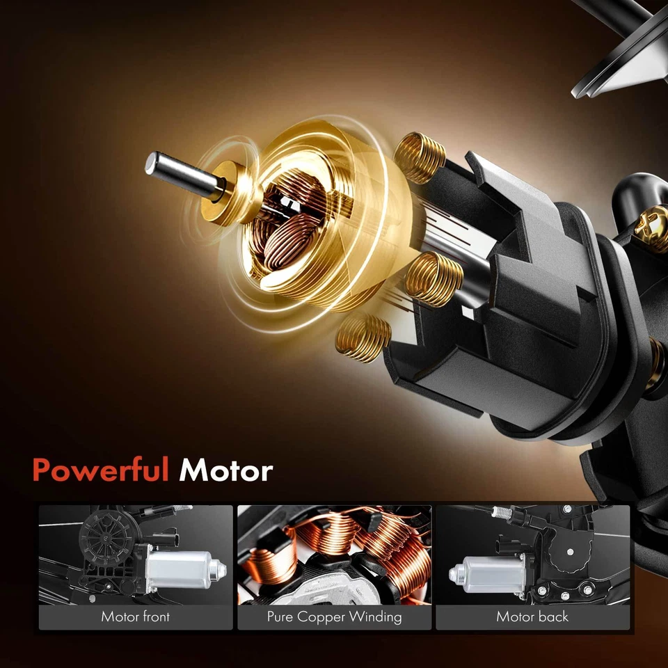 Regulador de ventana con motor delantero derecho para Buick Rainier GMC Envoy Saab 9-7x SUV Foto 4 de 4