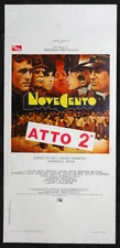 CINEMA-locandina NOVECENTO ATTO 2° depardieu,de niro,sanda, BERTOLUCCI