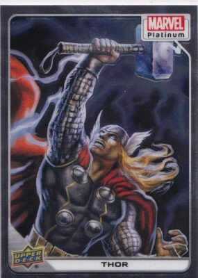 #86 - Mighty Thor (2023 MARVEL PLATINUM, Upper Deck) NEAR MINT NM Foil Card