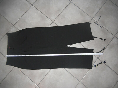*NEU* Schwarze 3/4- Hose von une mode pour moi,mit Extra-Gürtel Gr. 38