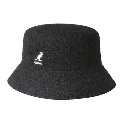 Kangol Fischerhut Wolle schwarz Lahinch