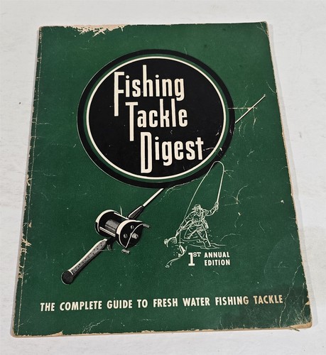 1946 1st Annual Edition Fishing Tackle Digest PB Book Booklet Pamphlet