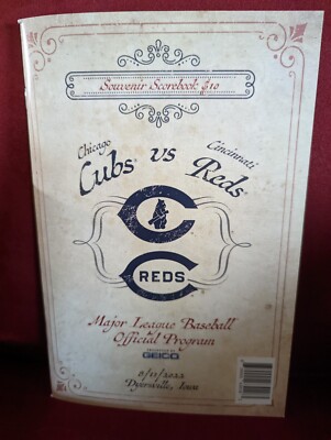 2022 MLB Field of Dreams Game Official Program