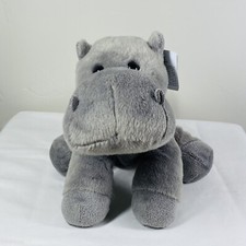 Aurora Howie The Hippo 11" Plush Gray Hippopotamus 31597 Stuffed Animal