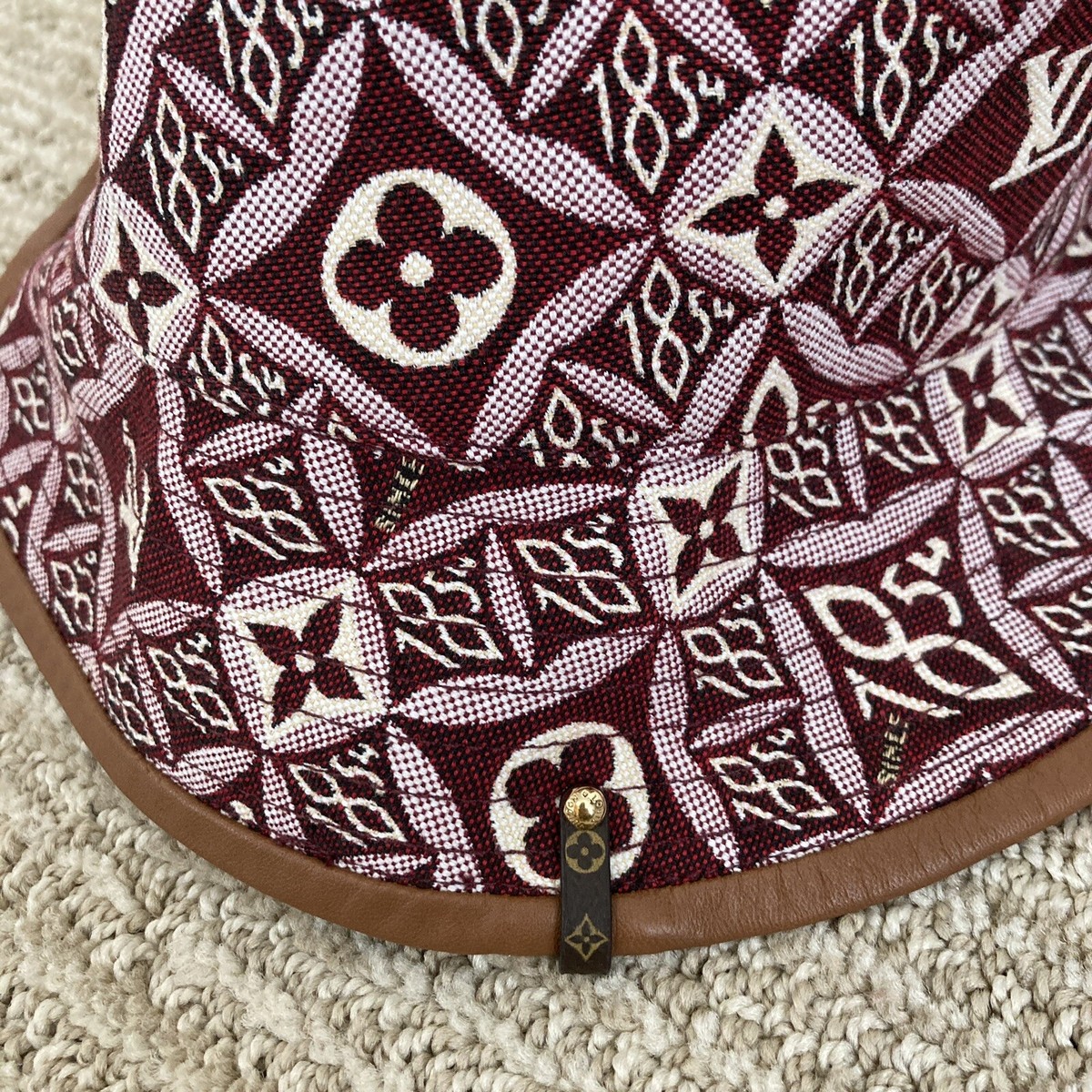 New Authentic LOUIS VUITTON Monogram Hat Since 1854 Jacquard