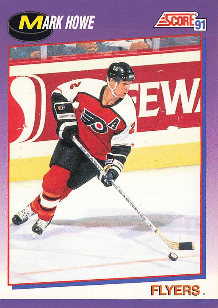 1991 Score American #252 Mark Howe Philadelphia Flyers