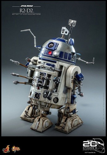 Hot Toys MMS651 STAR WARS II: ATTACK OF THE CLONES 1/6 R2-D2 R2D2 Figure New  - Picture 12 of 16