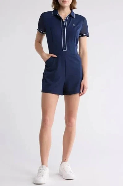 NUEVO Mameluco Original Penguin Veronica Manga Corta Negro Iris Talla XL/100% AUTÉNTICO Foto 3 de 4