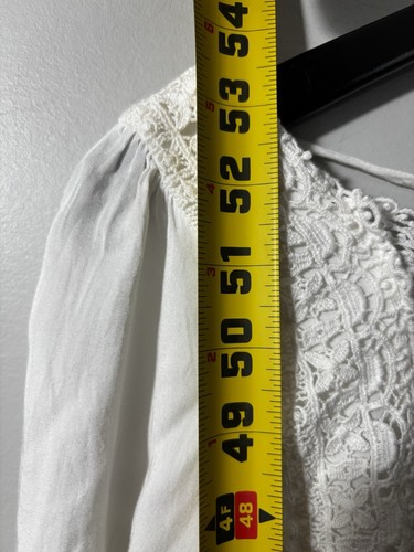 Majorelle Ivory Prairie Maxi Dress Lined Open Back Maxi Dress Small Boho - Picture 11 of 11