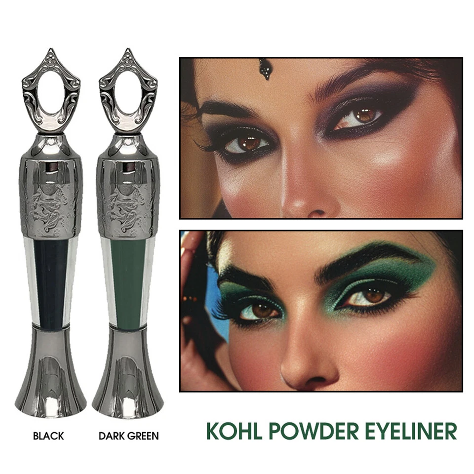 Smoky Makeup Eyeshadow Outline Eye Line No Smudge Eyeliner Powder Beauty Natur 」 - Image 4 of 4