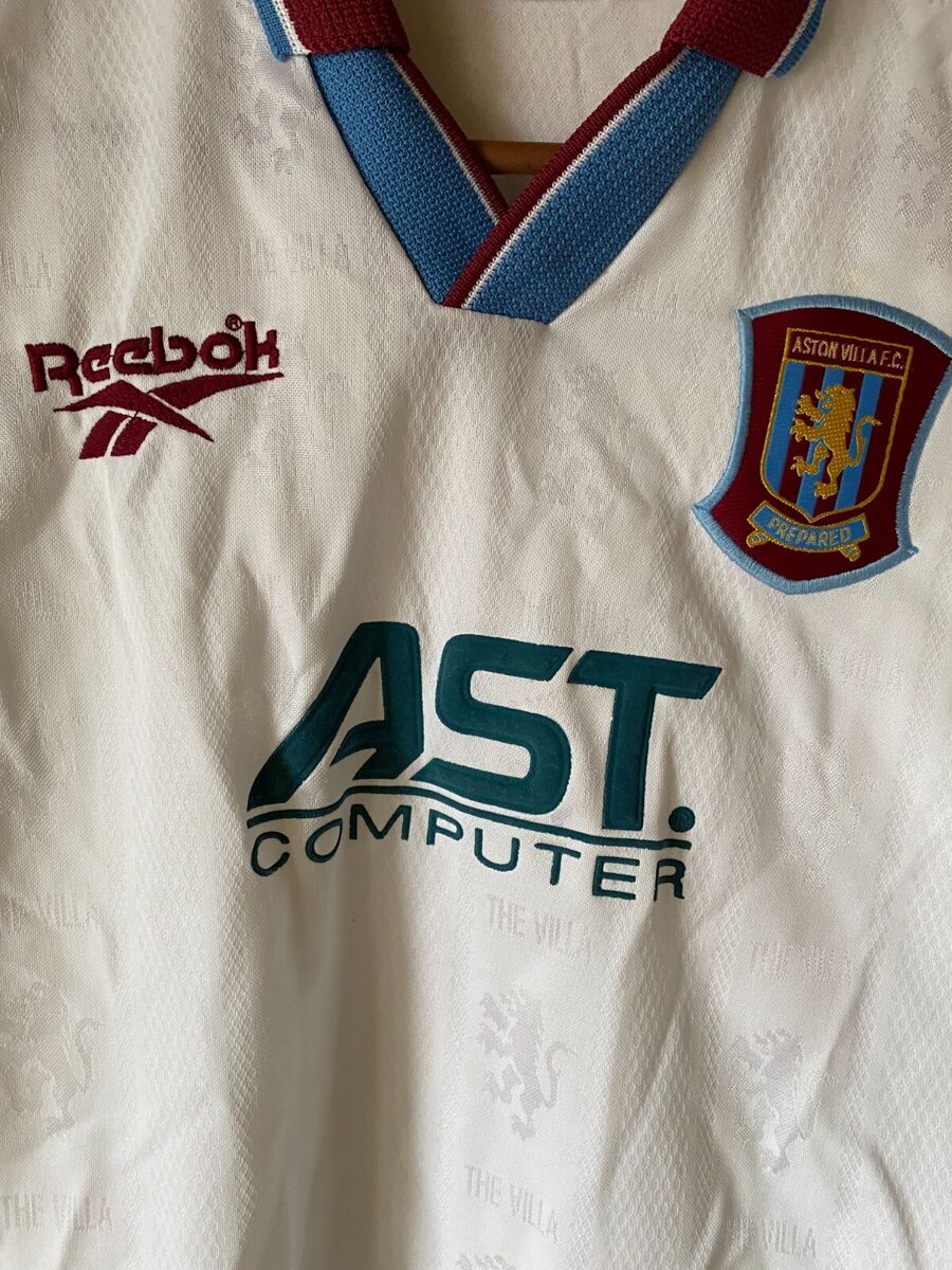 Rare Original Aston Villa 1996/1997/1998 Away Football Shirt Rare Original Aston Villa 1996/1997/1998 Away Football Shirt