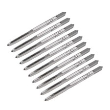 Hand Tap M2.5 Thread 0.45 Pitch 3 Straight Flutes H2 High Speed Steel 5 Pairs