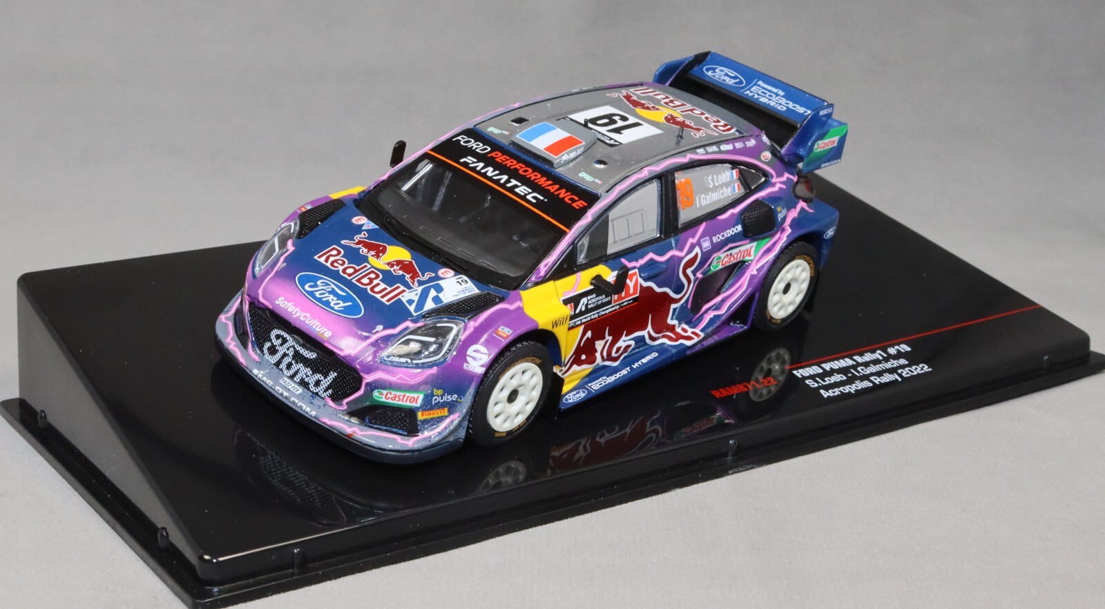 IXO Ford Puma Rally 1 M-Sport Acropolis Rally 2022 Sebastien Loeb RAM871 1/43NEW
