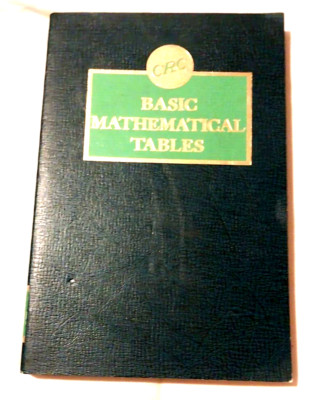 VTG CRC Basic Mathematical Tables 1970, Softcover