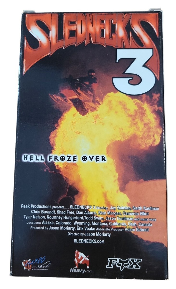 早期特典LIVE DVD・3枚　Thousands of RAYS　wyse Slednecks 3 Hell Froze Over VHS Vintage SnowMobile trick movie