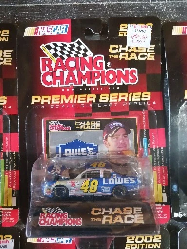 (8) Coches Nascar 1:64 edición 2002 Racing Champions Chase The Race Premier Series Foto 3 de 4