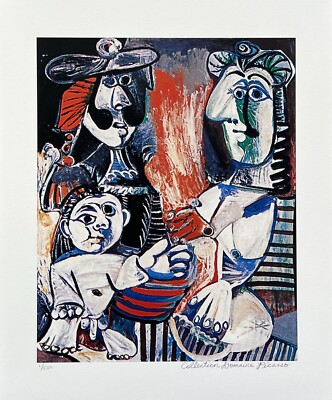 Pablo Picasso CHILD & TWO WOMEN Estate Signed Limited Edition