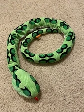 Adventure Planet, 70" Green Python, Snake Stuffed Animal