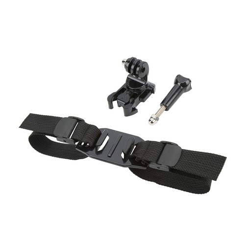 Accesorio de correa de montaje para casco de cámara de acción con base adaptadora de soporte para He HBA - Imagen 13 de 24