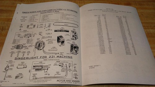 Manual de puntos de desgaste Singer para modelos de vástago bajo anteriores a 1948 - Imagen 3 de 3