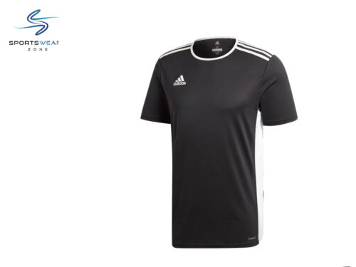 Adidas Men's Entrada 18 Football Jersey Soccer T Shirt Climalite Sports Gym Top - Picture 2 of 25