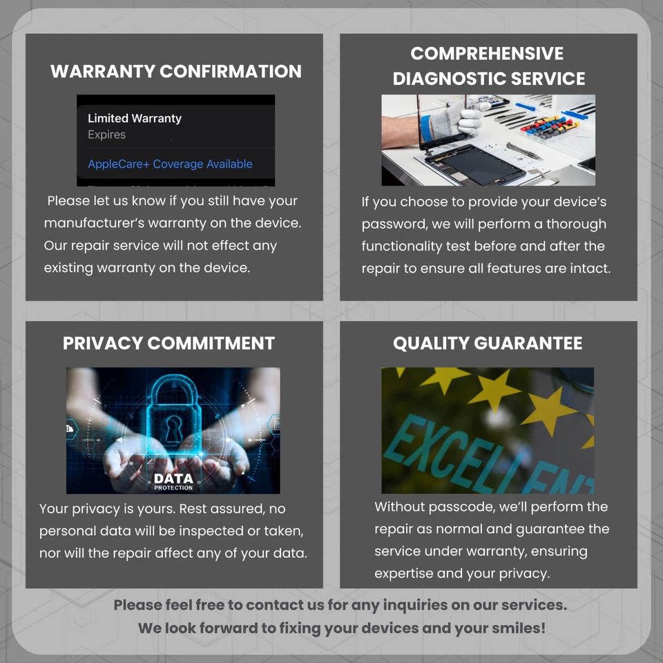 Servicio de reparación de reemplazo de pantalla de vidrio agrietado iPad Gen 1-9/Air/Pro/Mini Foto 4 de 4