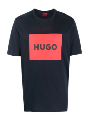 HUGO BOSS MENS NAVY T-SHIRT DULIVE 222 50467952405 | eBay