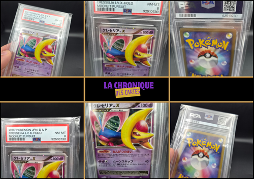 🌙 POKÉMON – Cresselia LV.X (Cresselia Niveau.X) Moonlit Pursuit PSA 8 - Photo 1/7