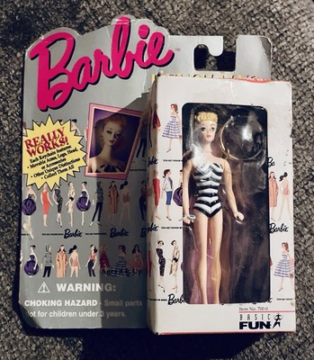 Vintage 1995 Basic Fun Barbie Keychain Original Barbie