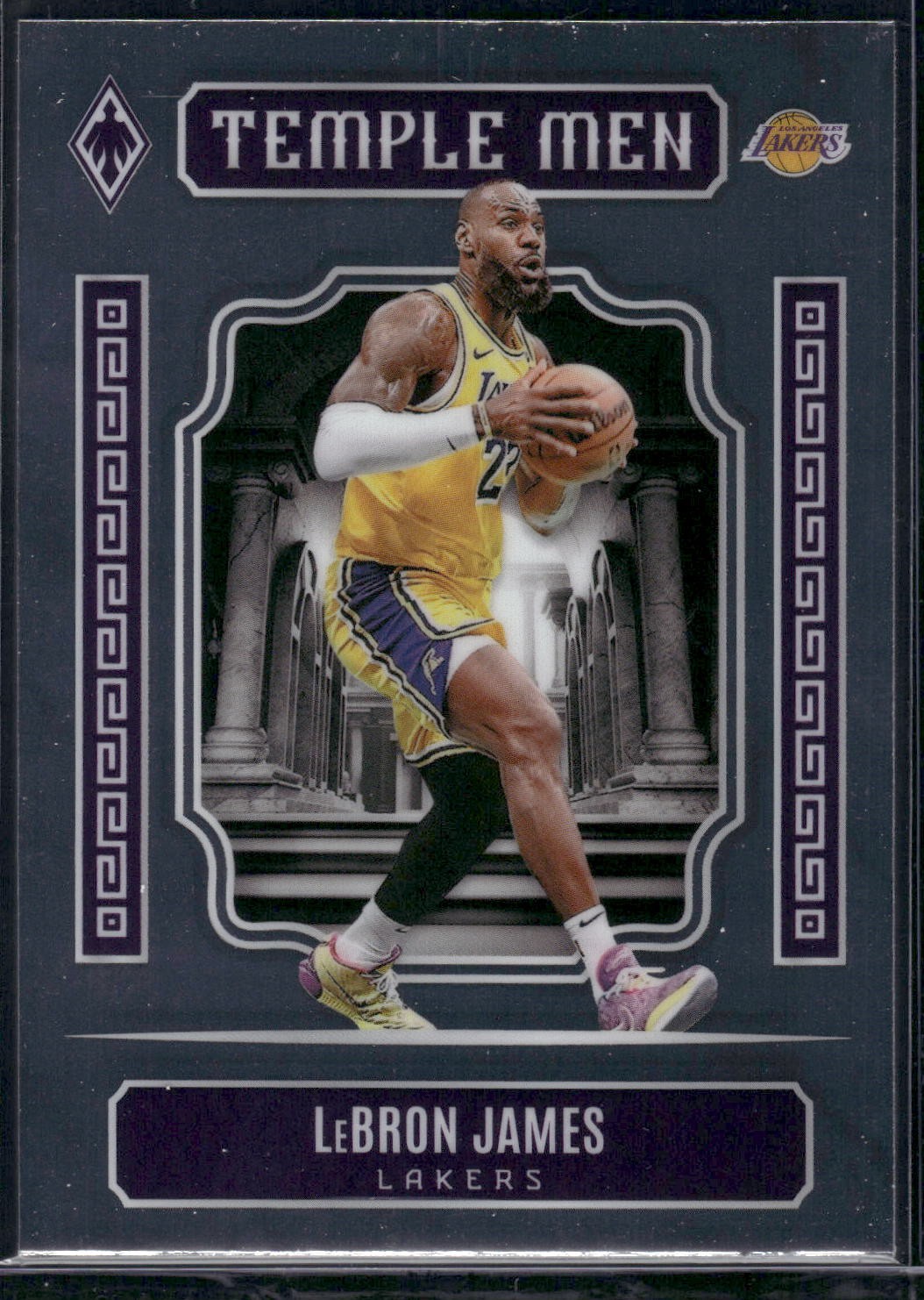 2023-24 Panini Phoenix #2 LeBron James Temple Men Silver
