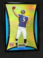 Joe Flacco 2008 Bowman Chrome Refractor Rookie Card #BC61 Ravens Bengals Browns