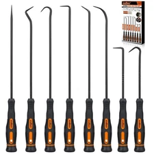 8-Piece Professional Hook and Pick Set for Automotive Precision Work, Oil Seal P