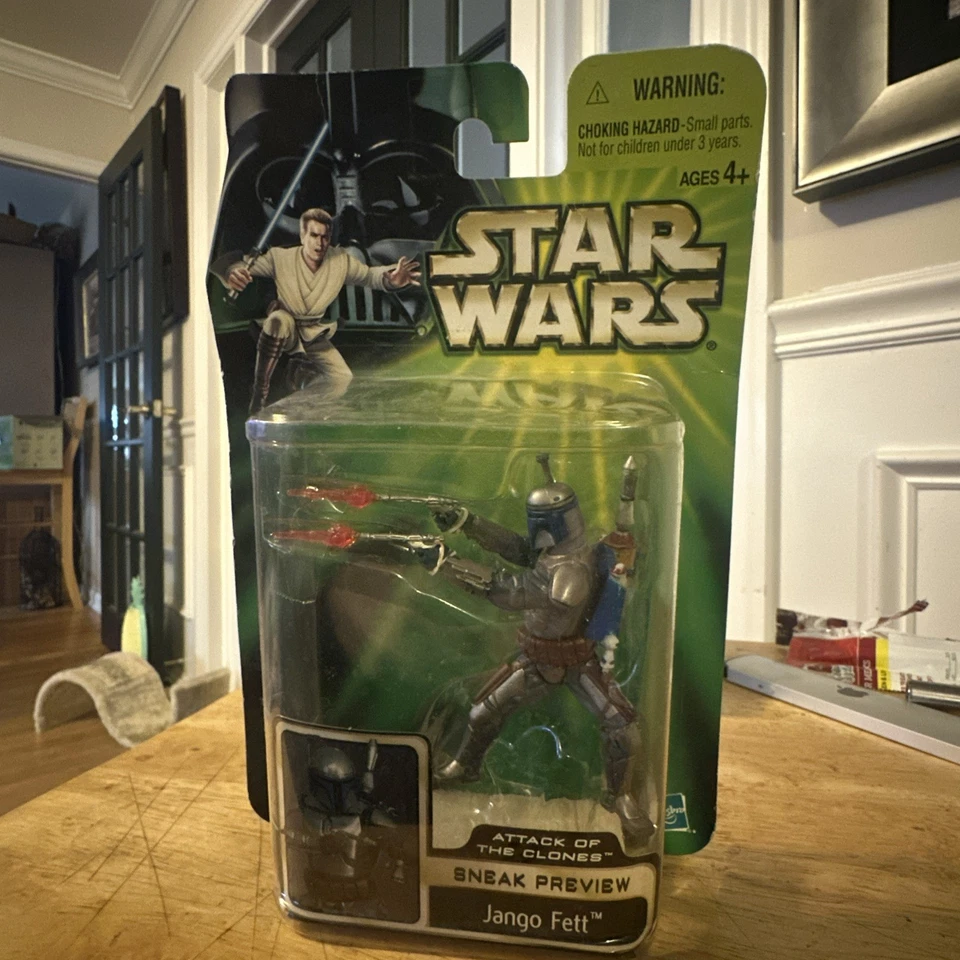 Conjunto completo de bonecos de ação Star Wars Attack of the Clones prévia 4-2001 novo - Imagem 4 de 4