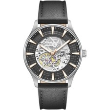 Kenneth Cole Men's Automatic Leather Strap Watch - KCWGX0057902 NEW