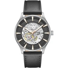 Kenneth Cole Men's Automatic Leather Strap Watch - KCWGX0057902 NEW
