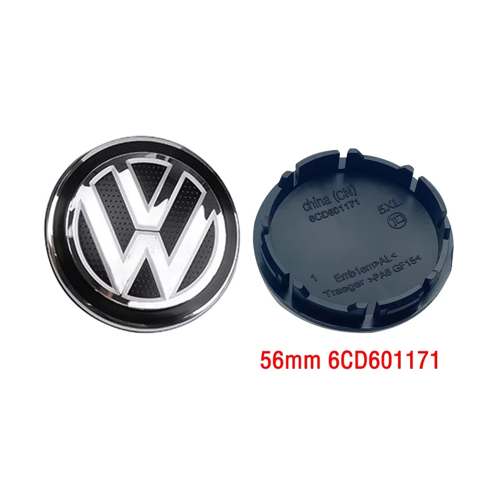 Set 4Pcs Coprimozzo Auto VW Polo Golf Jetta Bora Passat Tiguan Lavida Santana - Image 2 of 4