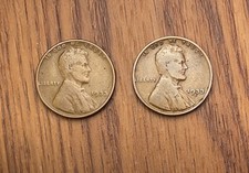 1933-P-D Lincoln Wheat Penny #2998 (LOT of 2) Good Coins *FREE SHIPPING to YOU*