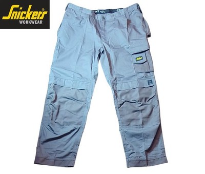 Snickers Herren Arbeitshose grau Stretch W41 L32 Allround Sicherheit Kampfhose