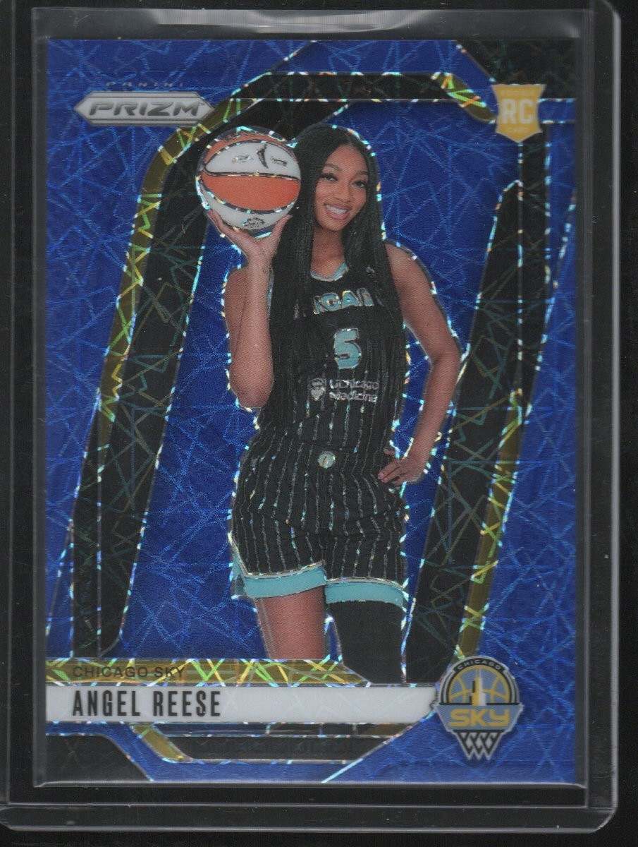 2024 Panini Prizm WNBA - Angel Reese #147 Blue Velocity Prizm (RC)