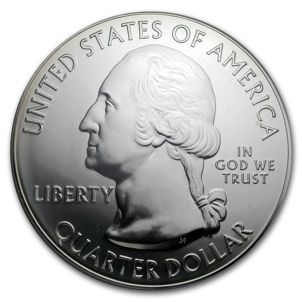 2010 5 oz Silver ATB Hot Springs MS-69 PL PCGS (FirstStrike®) - Image 3 of 3