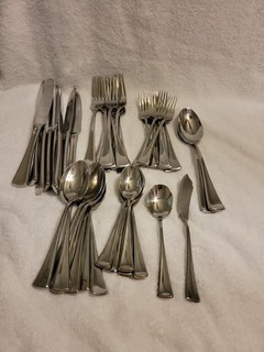 Gorham Stephanie Stainless Steel Flatware Lot