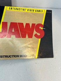 Jaws (Nintendo Entertainment System NES)   w/ Manual - Tested!
