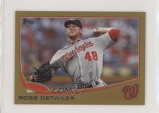 2013 Topps Mini Gold 28/62 Ross Detwiler #505 sh7