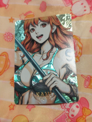 ONE PIECE Nami Anime Waifu Art Card