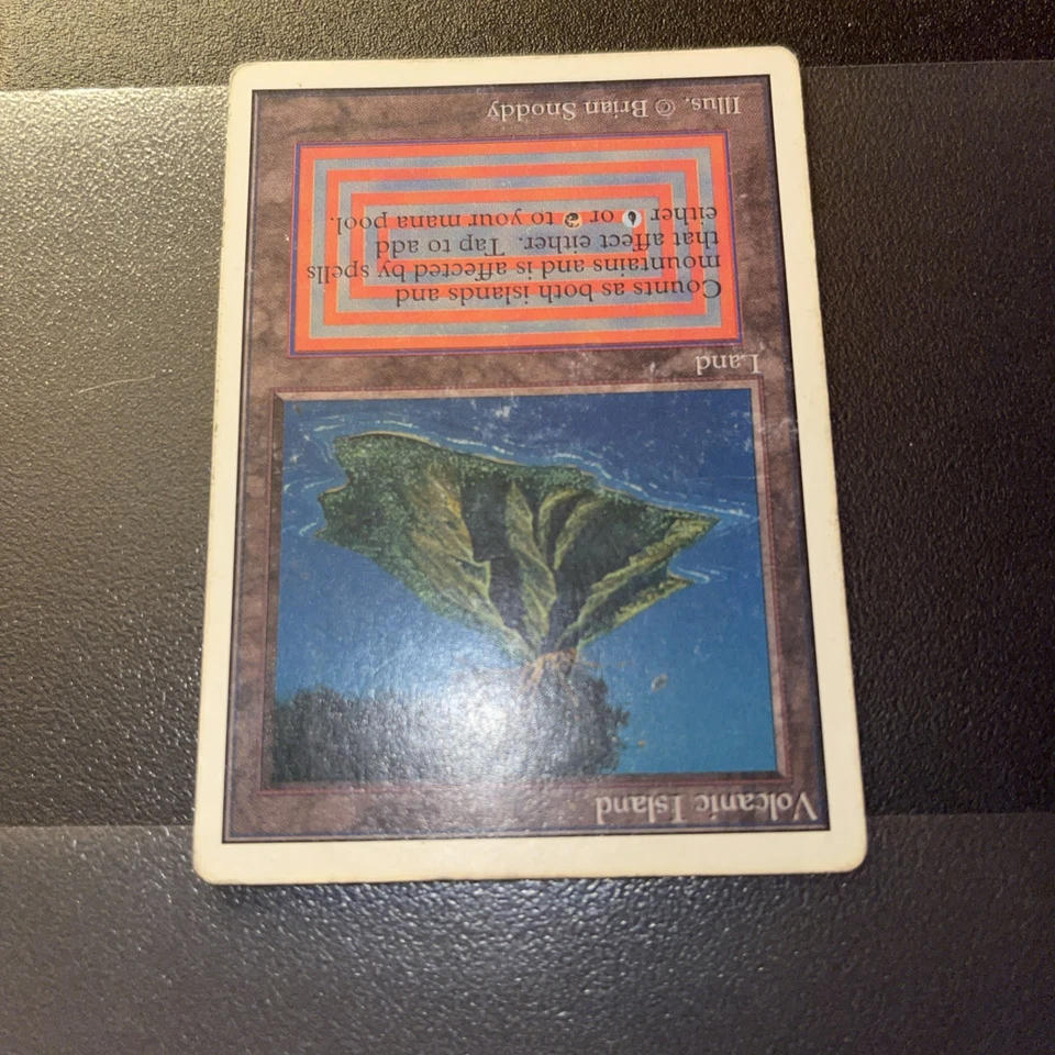 Magic the Gathering, Volcanic Island, Unlimted Edition - Image 3 of 4