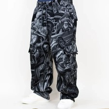 FB County  Heavyweight Santa'd up Black  Sweatpants Unisex S-3XL