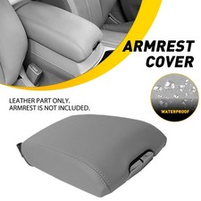 For Cadillac Srx 2010-2016 Gray Leather Center Console Lid Armrest Cover Pad Us For Cadillac Srx 2010-2016 Gray Leather Center Console Lid Armrest Cover Pad Us