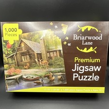 Cabin Lake Landscape 1000-piece Puzzle by Briarwood Lane