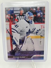 2023-24 UD Extended, Deluxe Young Guns Dennis Hildeby #724 (RC) /250